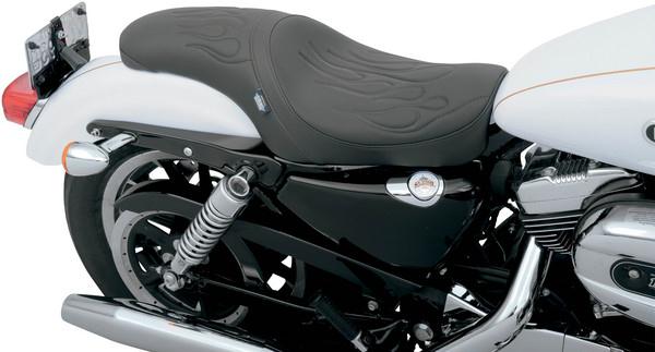 Predator Seat - Black Flame Stitch