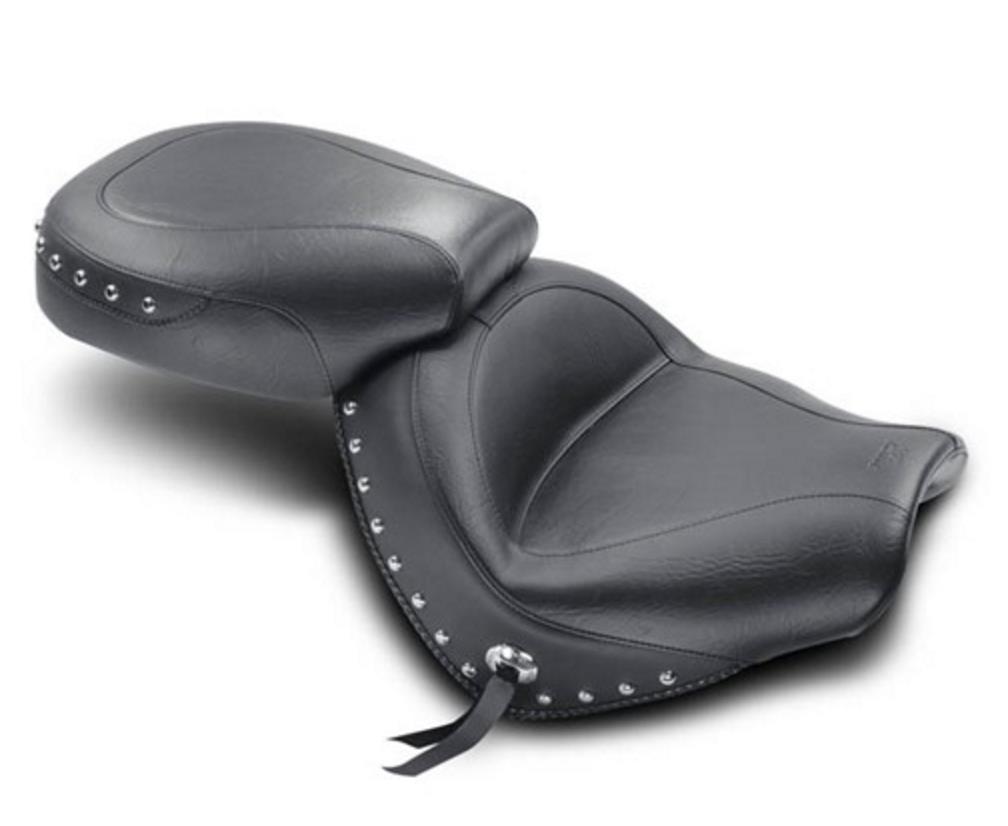 Wide Touring Two-Piece Seat - Studded