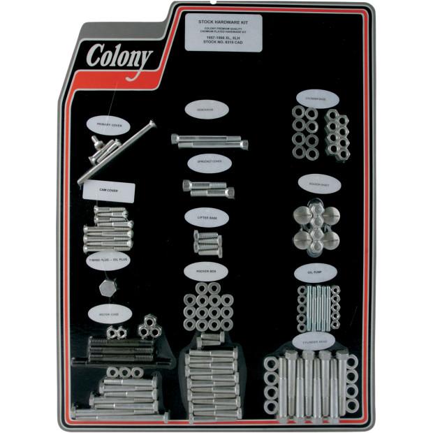 Complete Stock Hardware Kit - Cadmium