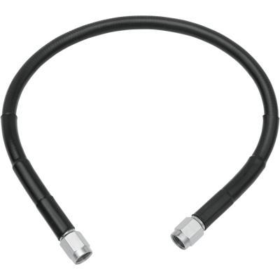 Universal Black Vinyl-Coated Stainless Steel Brake Line - 34in.