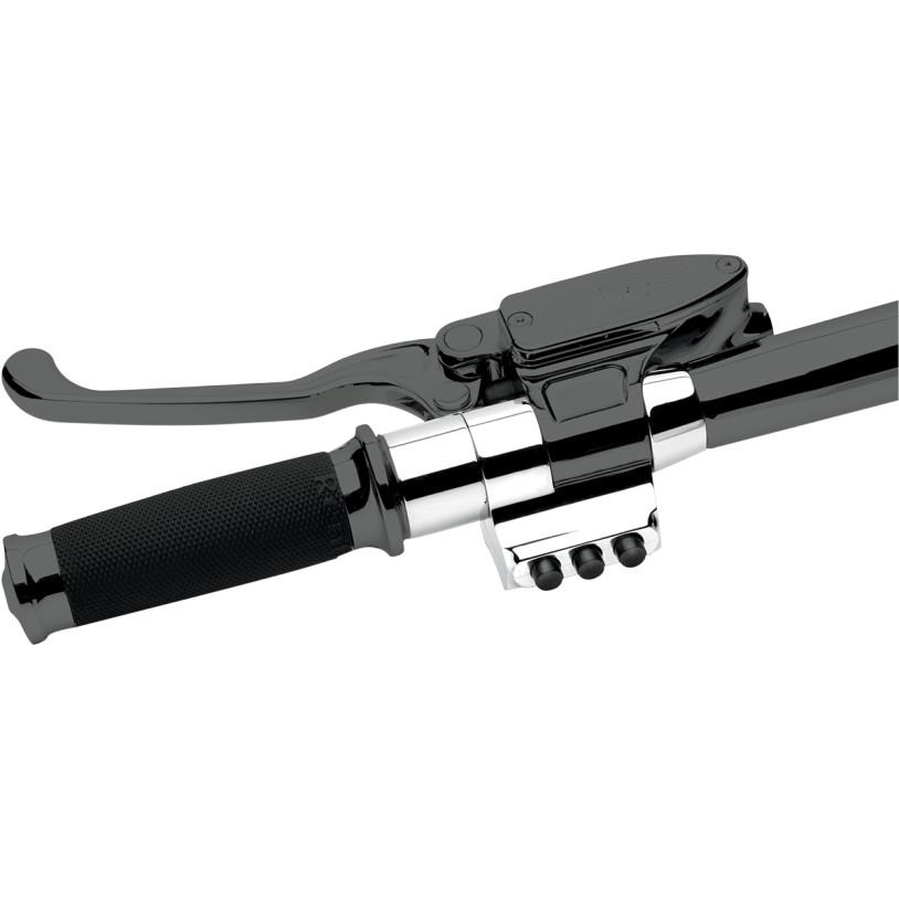 Contour Handlebar Control Spacers for Cable-Actuated Clutch Control - 1in. - Chrome