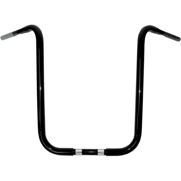 1-1/4in. Buffalo Touring Ape Hanger Handlebar - 20in. - Gloss Black