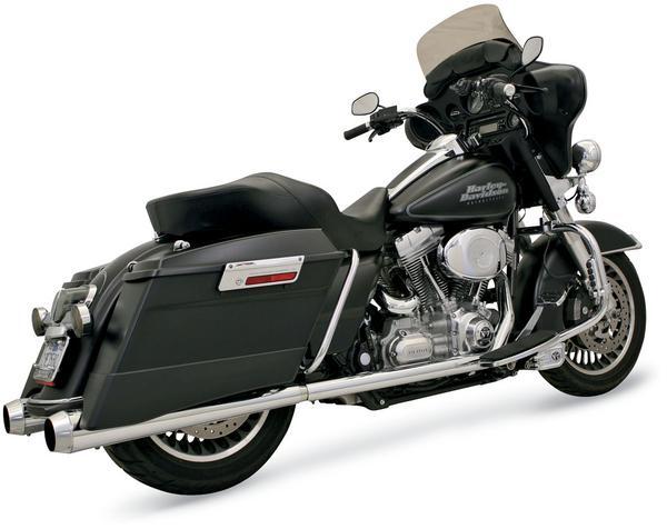 Power Curve True-Dual Crossover Header Pipes - Chrome