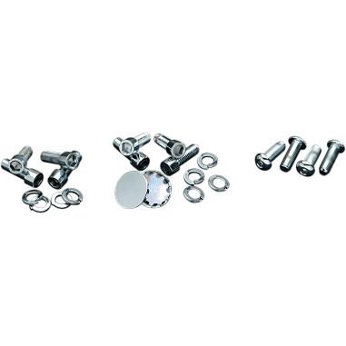 Swingarm End Cap Bolt Kit - Chrome