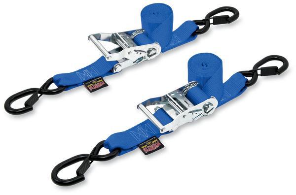 1-1/2in. Ratchet with Safety Latch Hooks - Blue