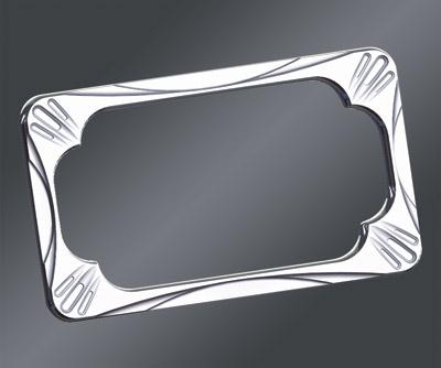 Deep Cut License Plate Frame - Chrome