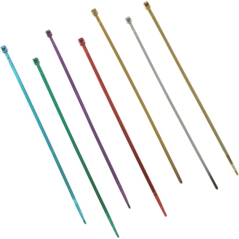 Chrome Cable Ties - 11in.