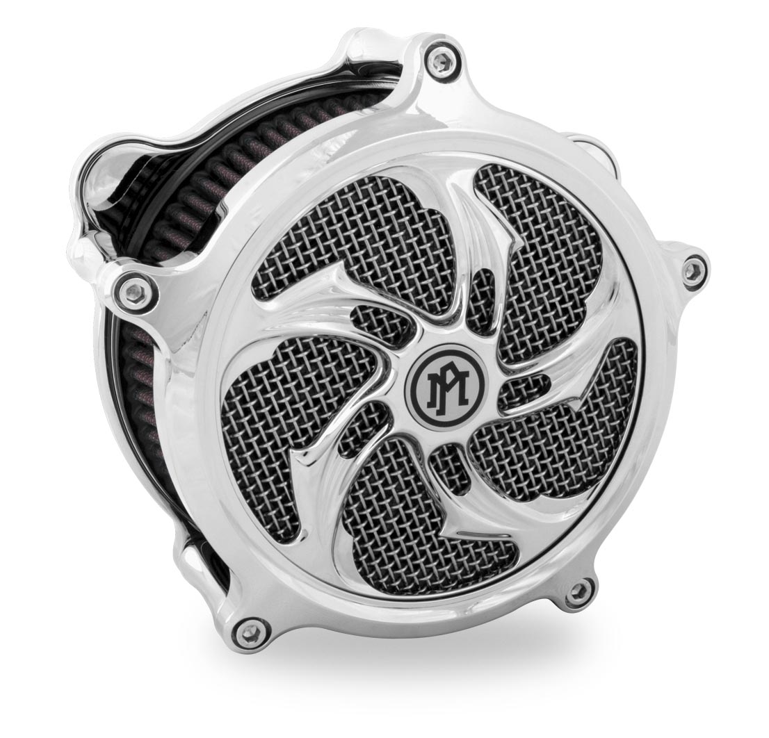 Rival Universal Super Gas Air Cleaner Faceplate - Chrome