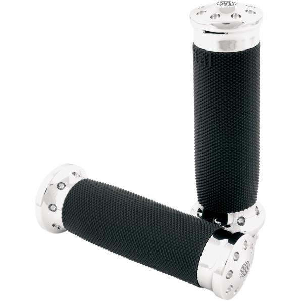 Tracker Grips - Chrome