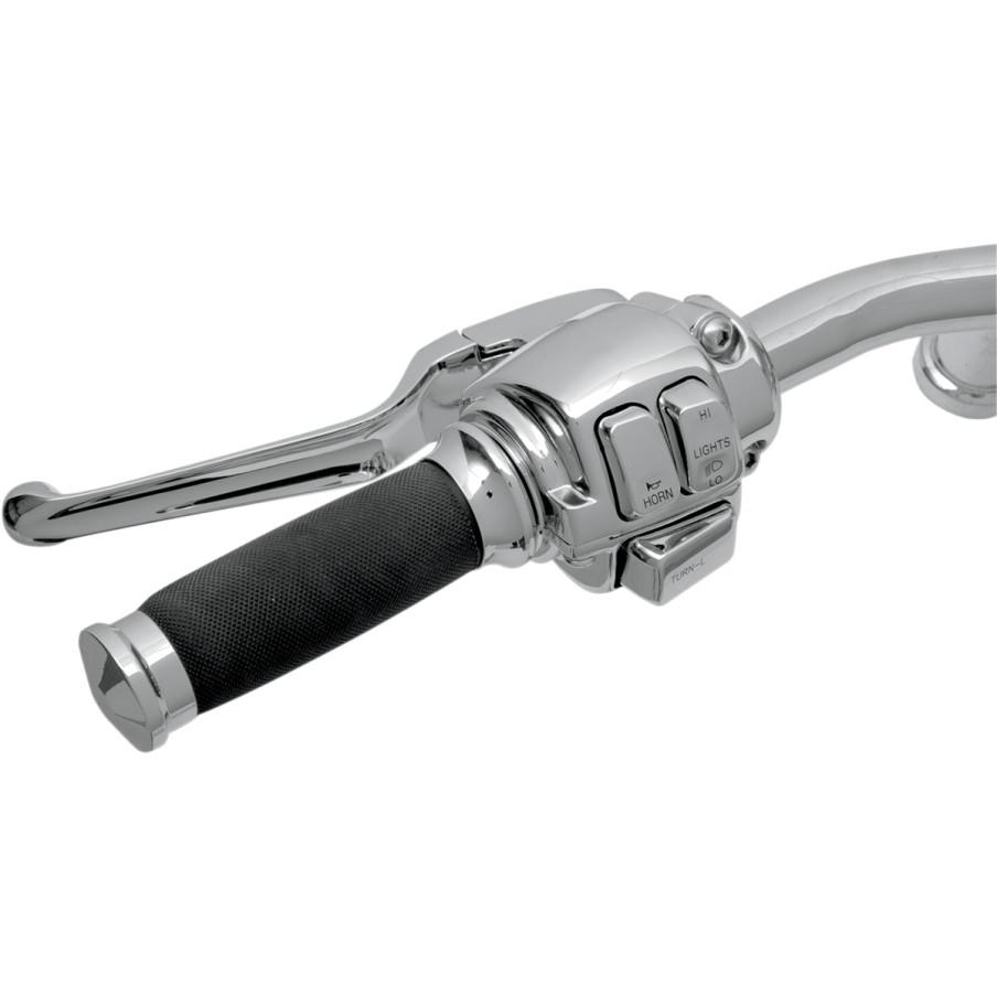 9/16in. Single-Disc Master Cylinder with Lever and Clamp Half - Chrome