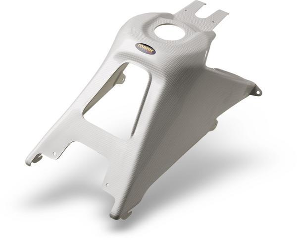 Tank Cover - White Carbon