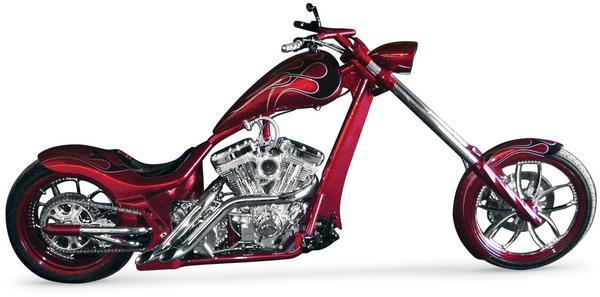 187R Custom Exhaust - Slash-Cut Tips - Chrome