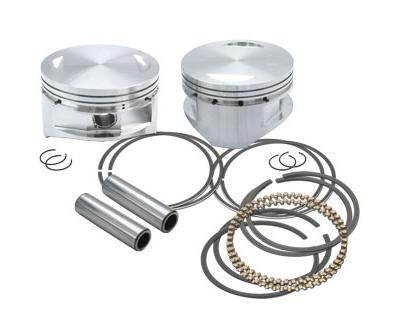 Forged Piston Kit for 100ci./107ci. Motor - Standard Bore 4in. - .010in. Oversized