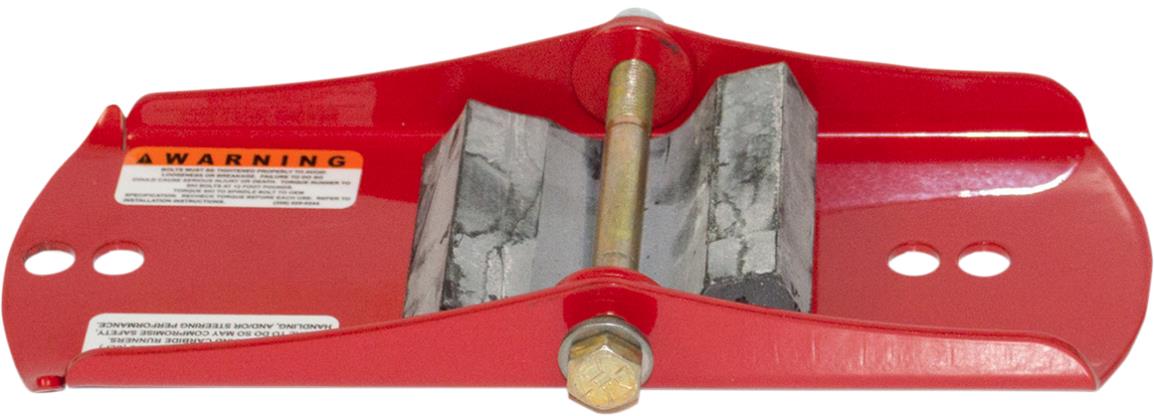 Ski Mounting Saddle Bracket for Standard Use - Bright Red