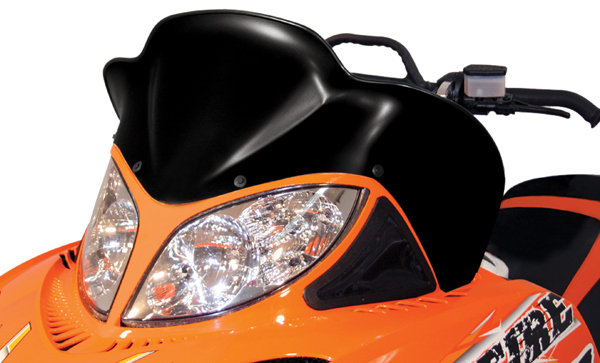 Cobra Windshield - 17in. - Black