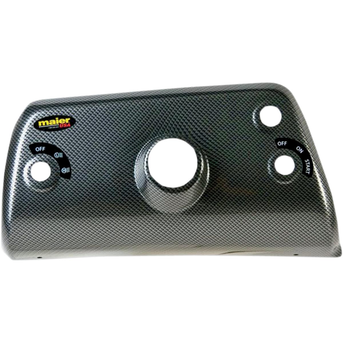 Driver Side Dash Cover - Black Carbon Fiber