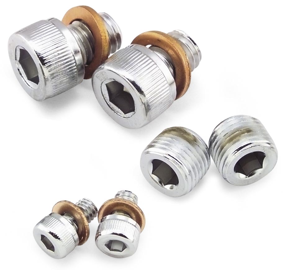 Fork Slider Drain Screw - Wide Glide Forks