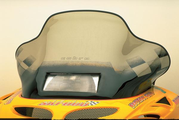Cobra Windshield - 15.5in. - Tint with Checks