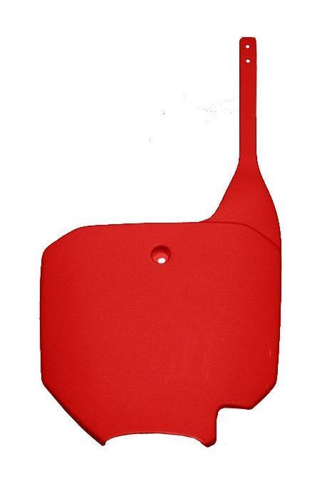 Front Number Plate - Red