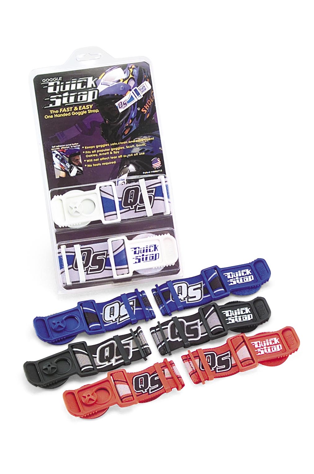 Goggle Quick Straps - White