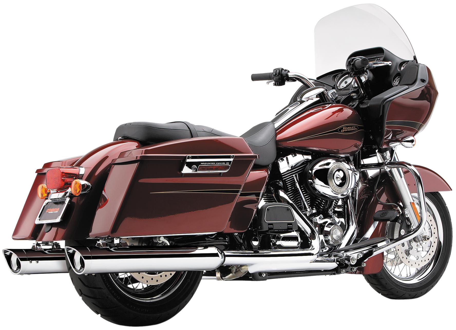 4in. Slip-Ons - Scalloped Billet Tips - Chrome