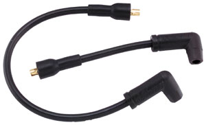Custom 8.8mm Spark Plug Wire Set - Black