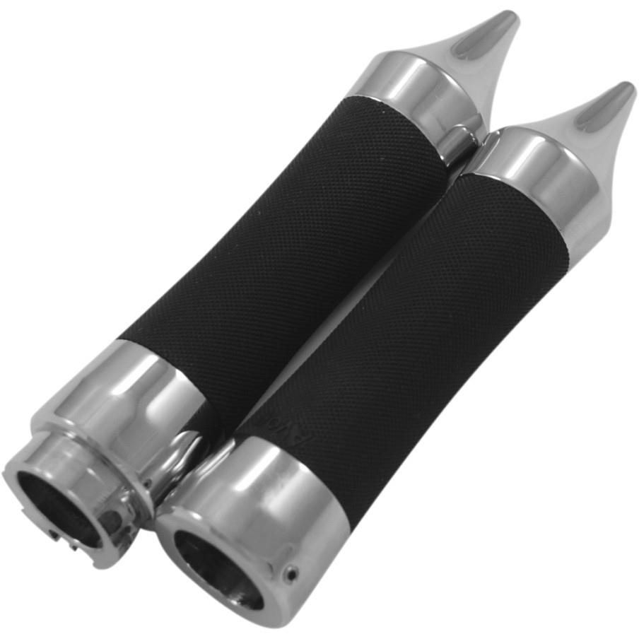 Comfort Dead End Grips - Chrome