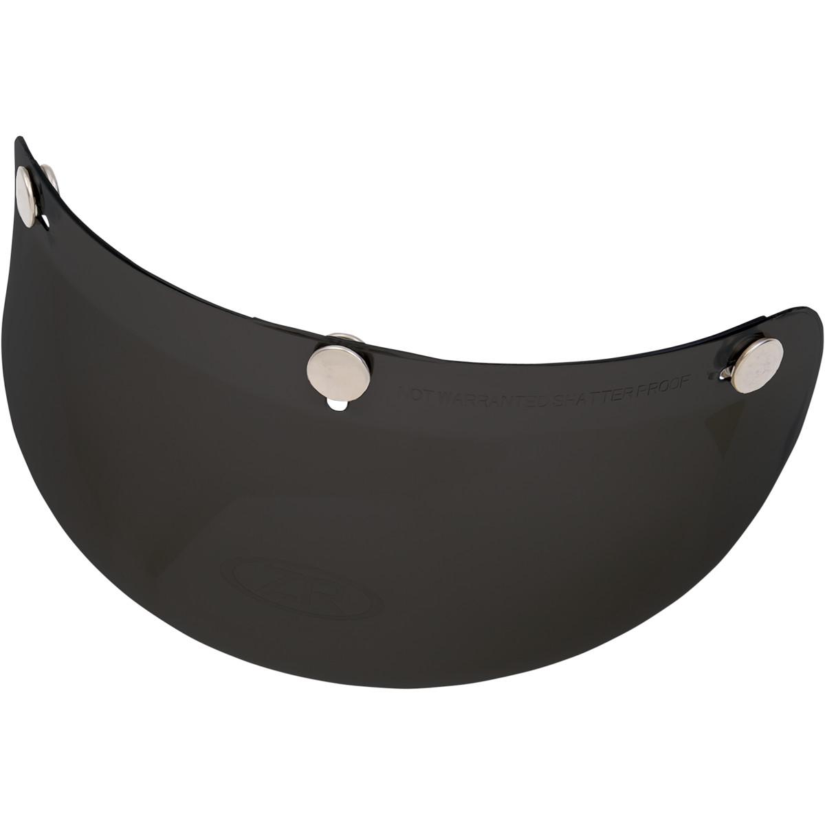 Three-Snap Bubble Visor for Drifter Helmets - Black