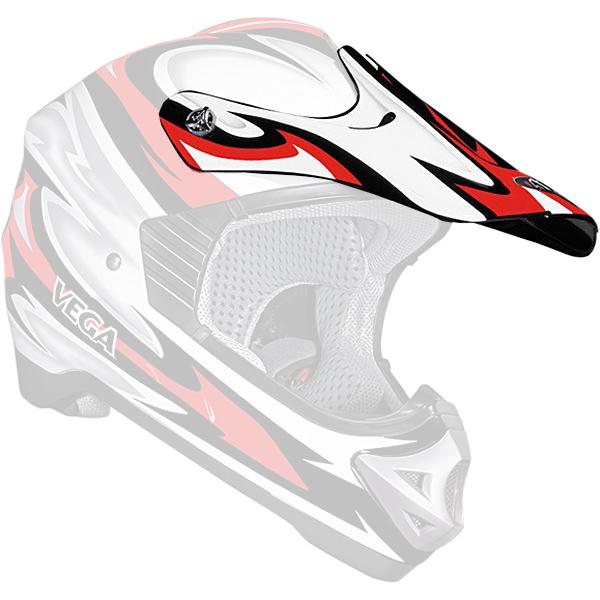 Visor for Youth Roost Volt Helmet - Red