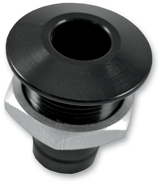 Billet Bilge Fitting - Straight - Black
