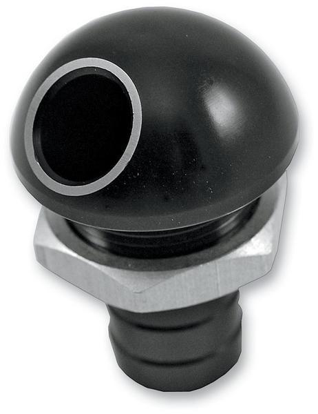 Billet Bilge Fitting - 45 Deg. - Black