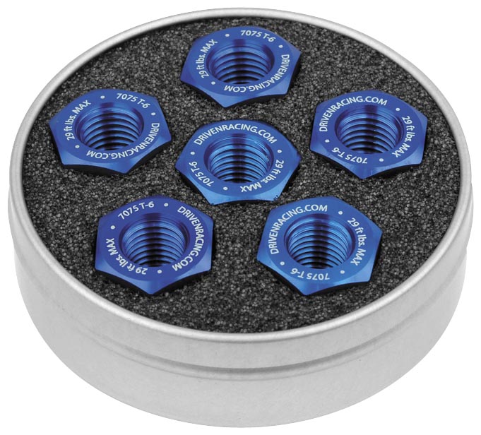 10mm Sprocket Nuts - Blue