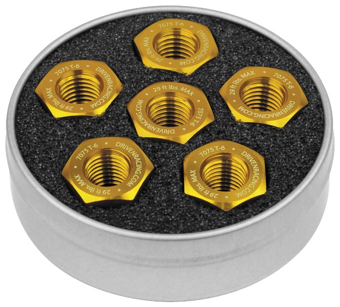 10mm Sprocket Nuts - Gold