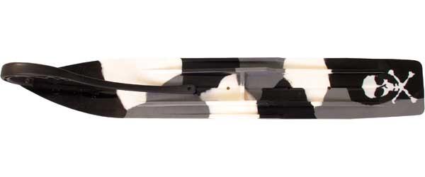 Powder Hound Ski Bottoms with Black Loop - Black/White/Gray