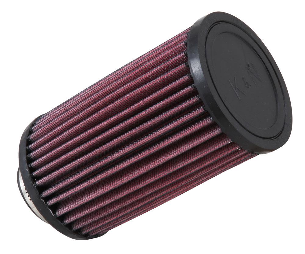 Universal Round Straight Air Filter - Rubber End Cap