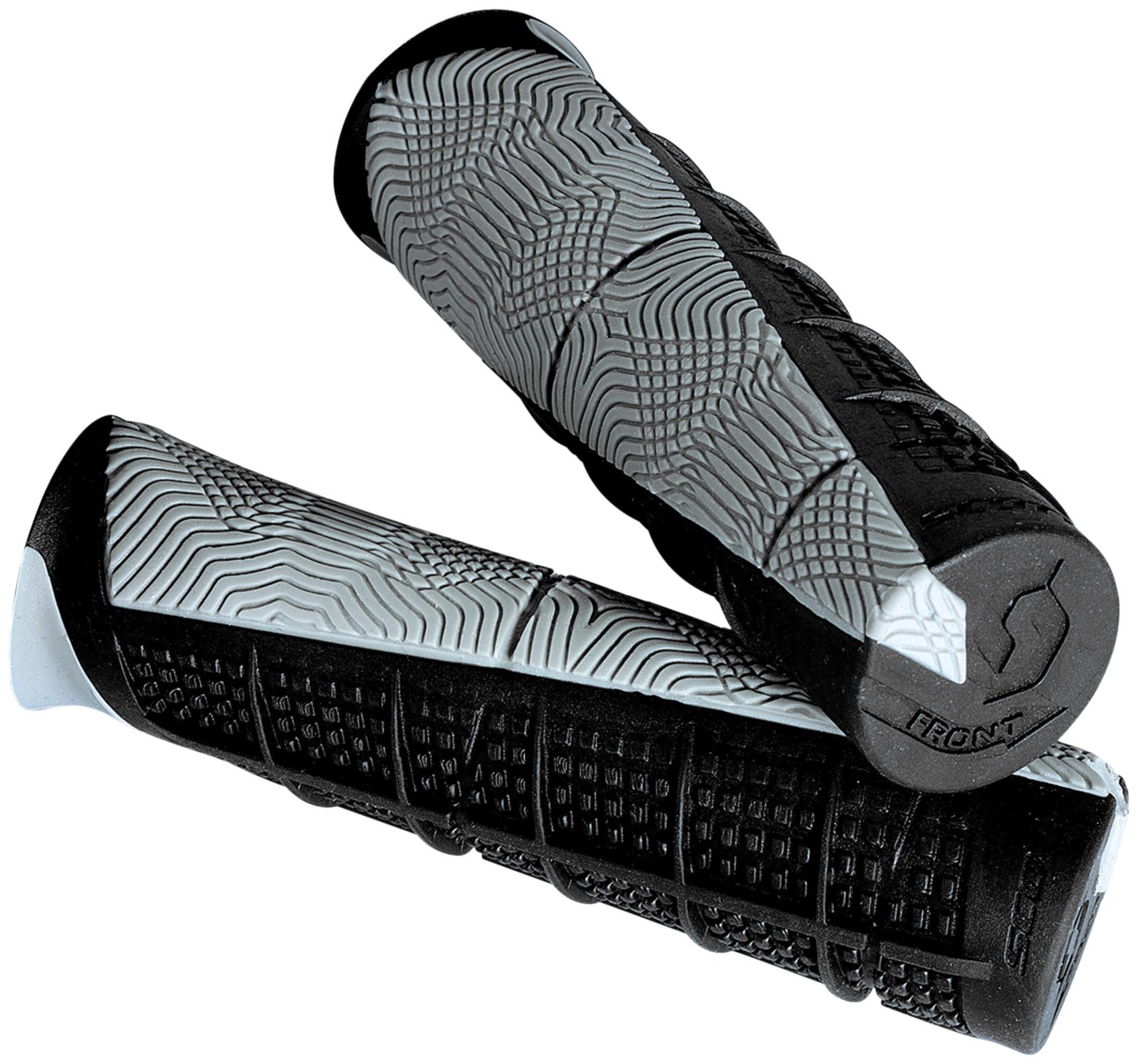 Deuce ATV Grips - Black/Gray