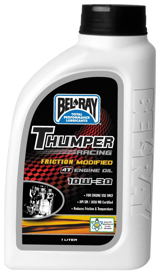 Thumper Friction Modified Racing 4T Engine Oil - 10W30 - 1L.