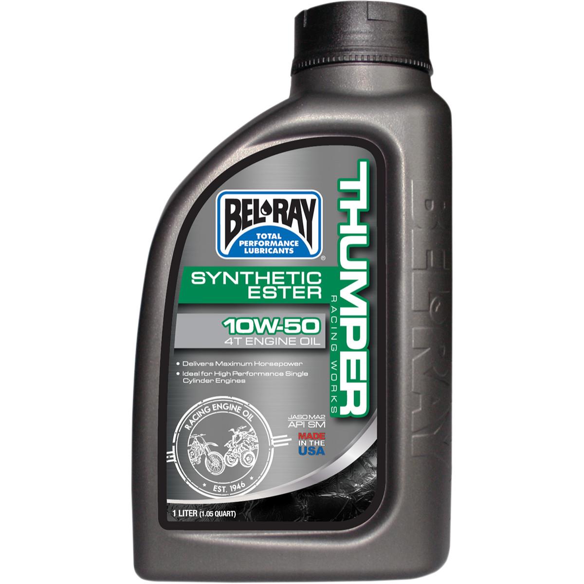 Thumper Racing Works Full Synthetic Ester 4T Engine Oil - 10W50 - 1L.