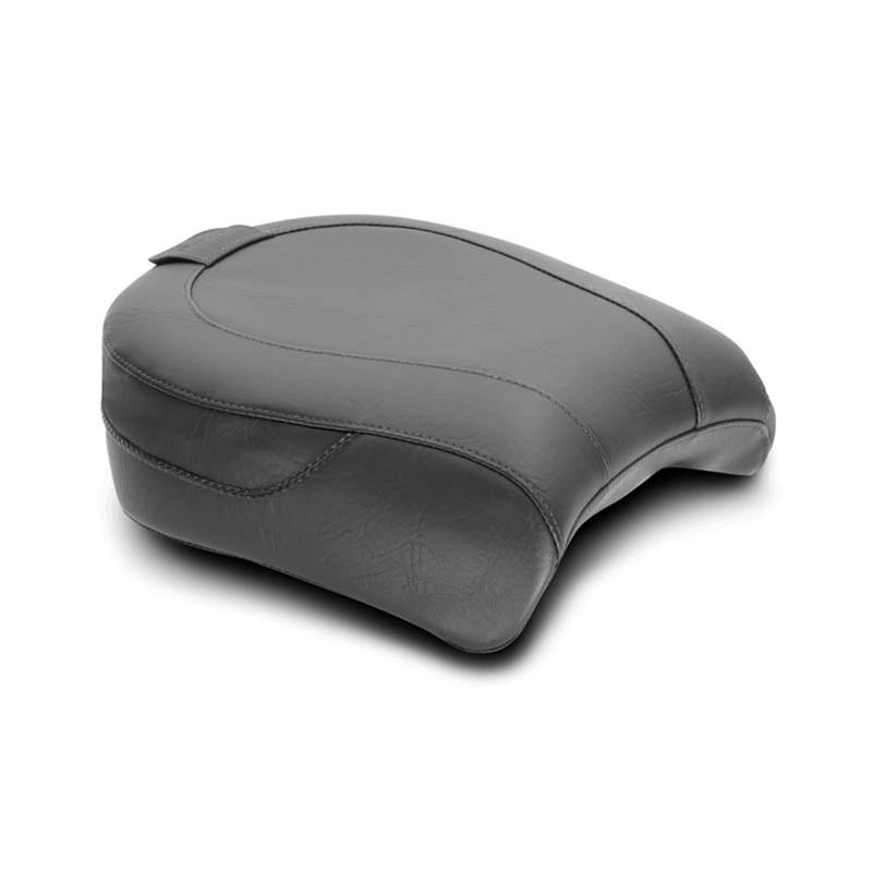 Wide Touring Passenger Seat with Backrest Receiver - Vintage