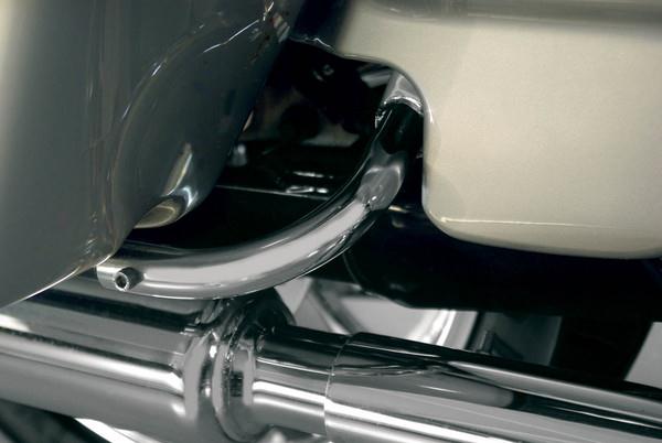 Saddlebag Guard Eliminator Brackets - Chrome