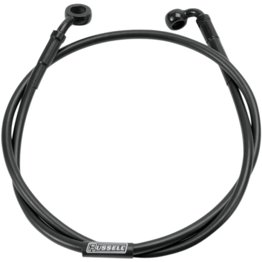 Pro Swivel Universal Brake Hose - Black - 7/16in.,35 Degree,Upper Banjo - 40in. Length