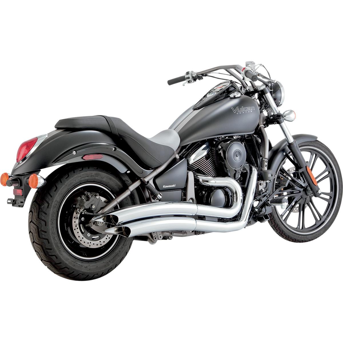 Big Radius 2-Into-2 Exhaust System - Chrome