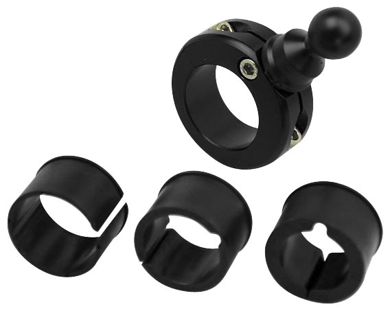 Handlebar Mount Kit - 7/8in. thru 1-1/4in. - Chrome