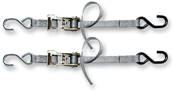 Cinchtite 2 Ratchet Tie-Downs - 1in. x 5ft.