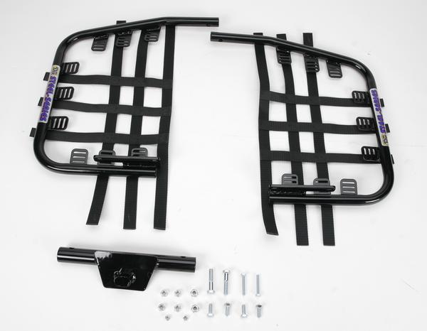 Steel Nerf Bars - Black Bar - Black Web