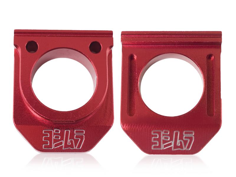 Rear Axle Adjuster Blocks - Red