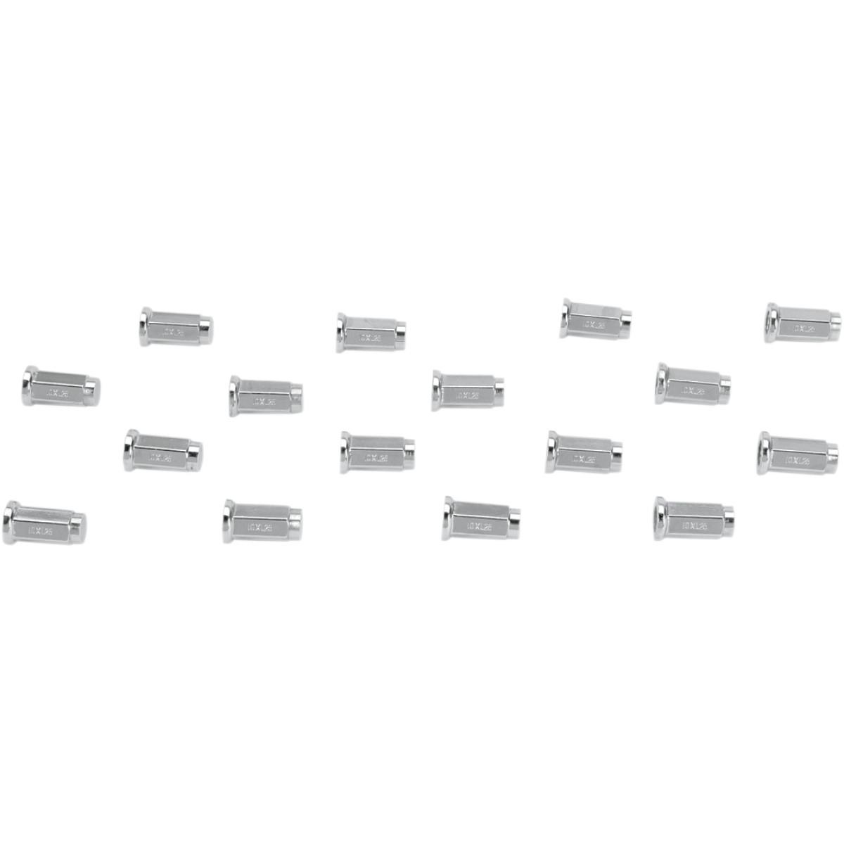 Lug Nuts - 10mm x 1.25 Flat Base, 14mm Head