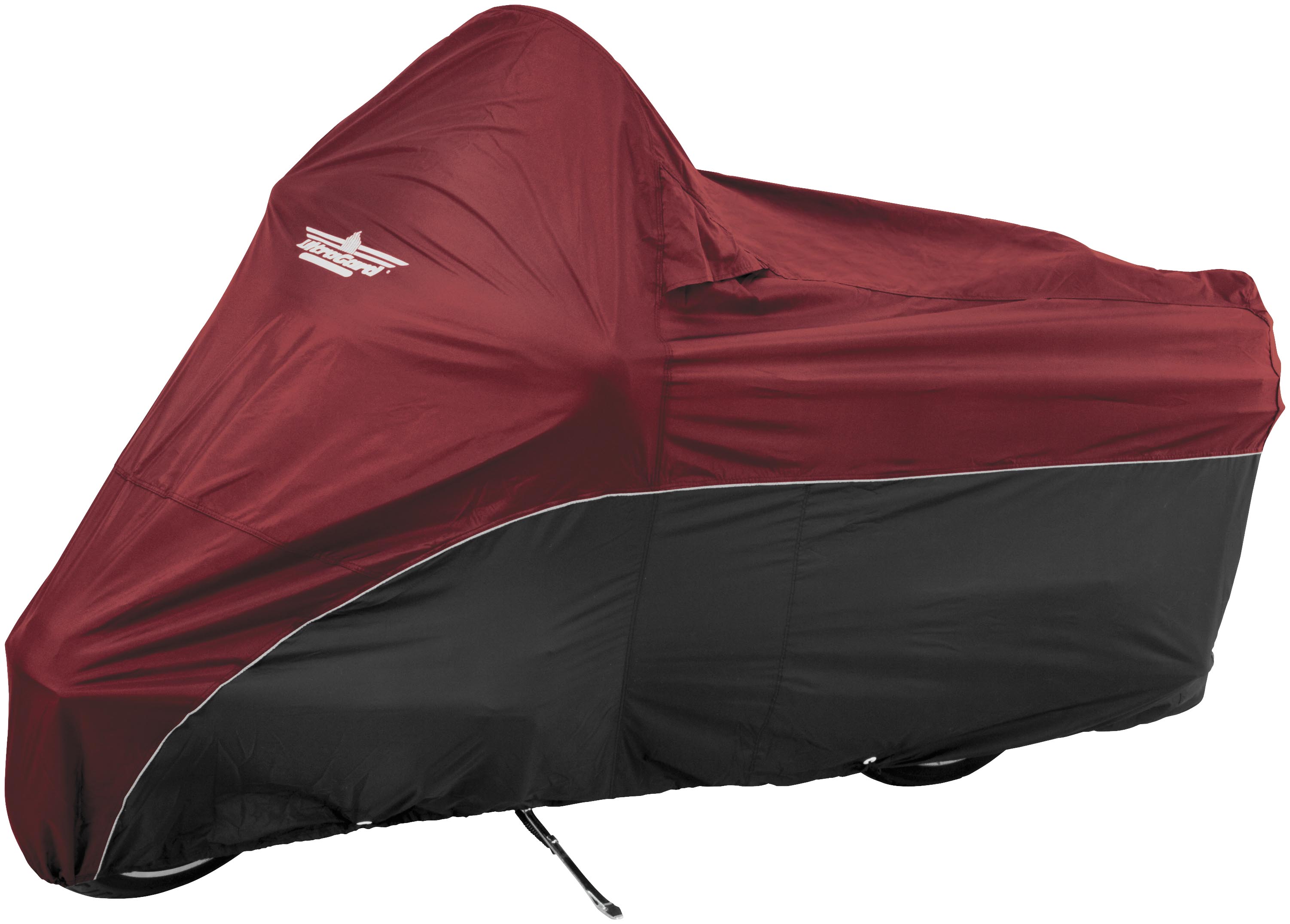 Full Dresser Cover - X-Large - Cranberry Over Black