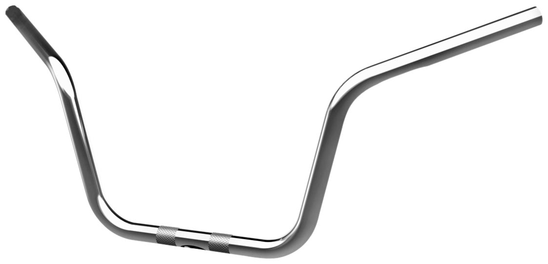 1in. Heritage Handlebar - Dimpled and Drilled - Chrome