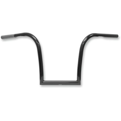 1in. Nice Curves Ape Hanger Handlebar - 12in. Ape - Black